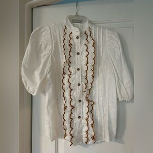 Zimmermann blouse size 0